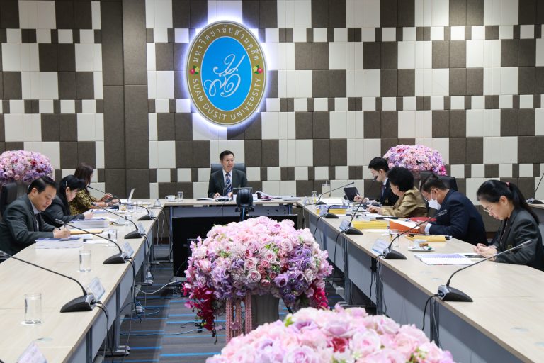 การประชุมคณะกรรมการบริหารสถาบันขงจื่อมหาวิทยาลัยสวนดุสิต สุพรรณบุรี ครั้งที่ ๕/๒๕๖๘